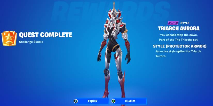 unlocking the last style for the triarch aurora skin