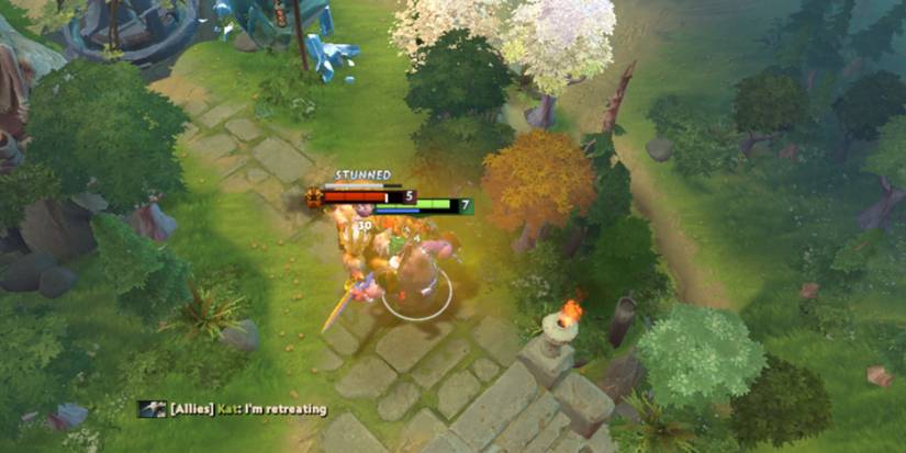 Pudge disables Earthshaker in the mid lane