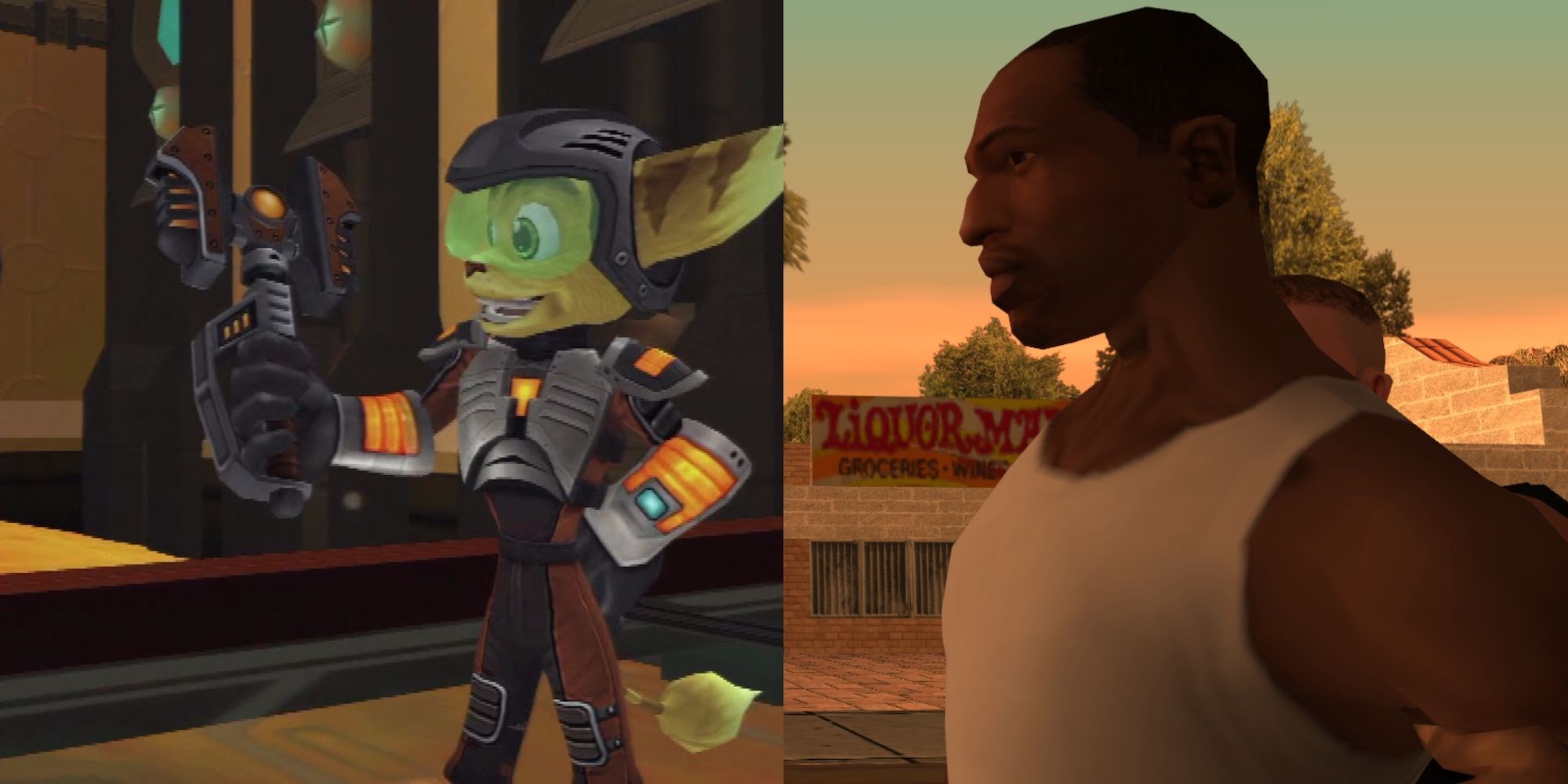 Ratchet and clank and San Andreas