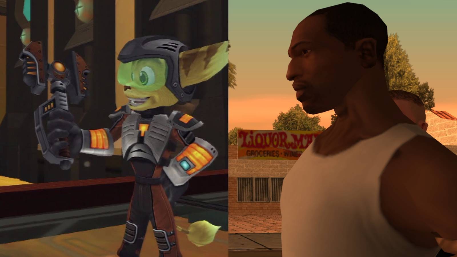 Ratchet and clank and San Andreas
