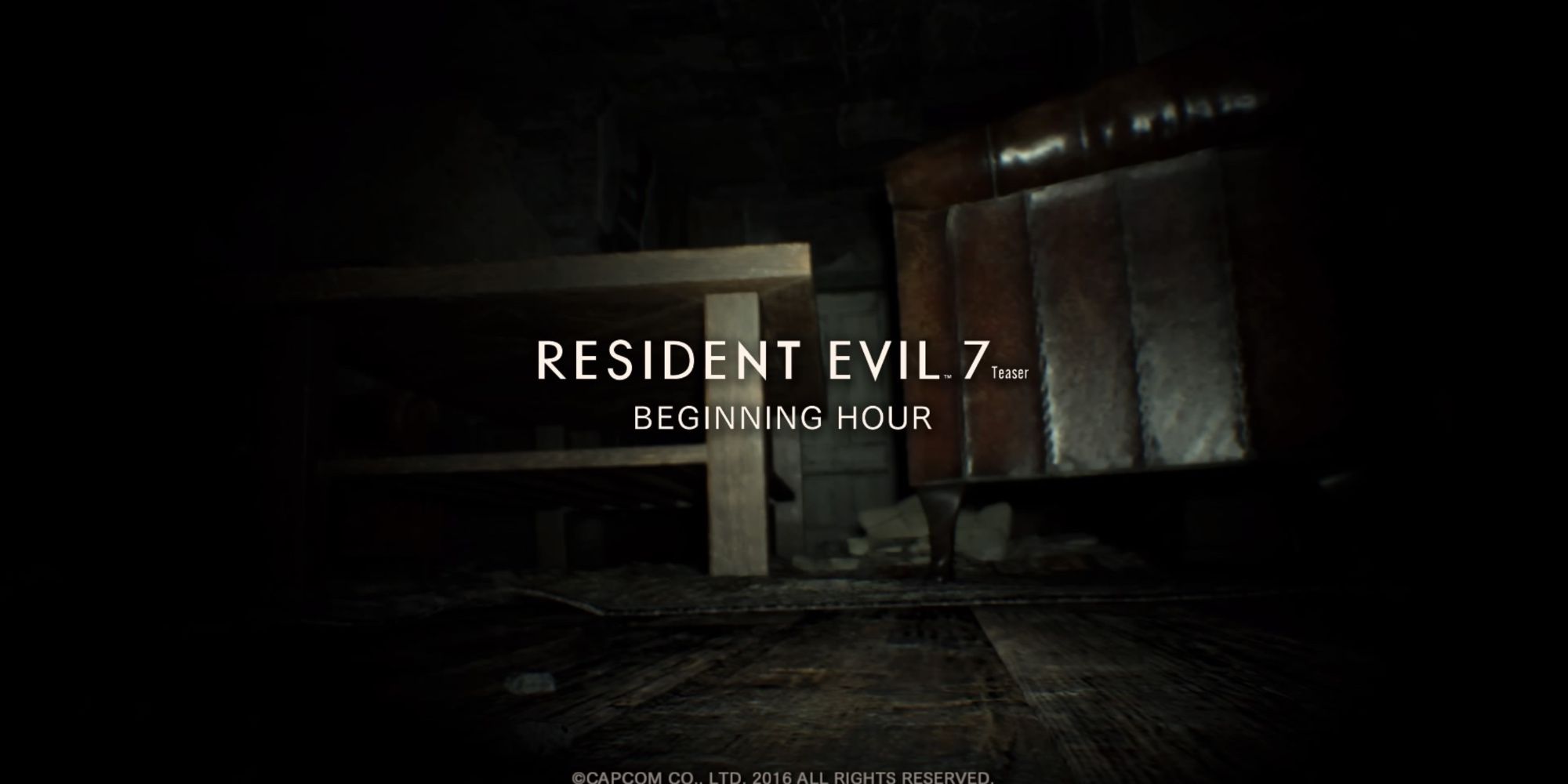 Resident Evil 7 Beginning Hour