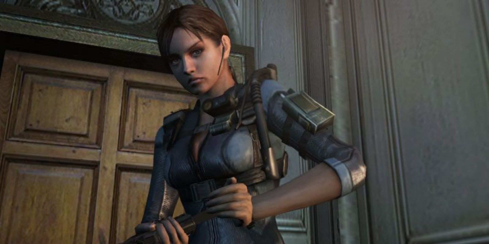 Jill Valentine looking ahead