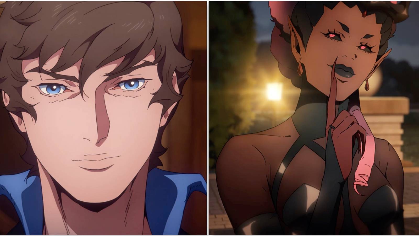 Richter and Drolta in Castlevania Nocturne