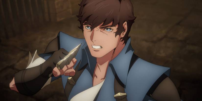 Richter Belmont fighting night creatures