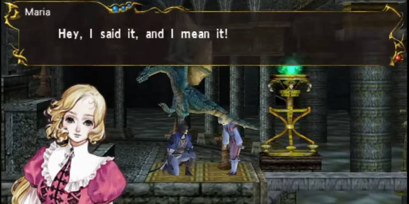 Richter and Maria having a conversation