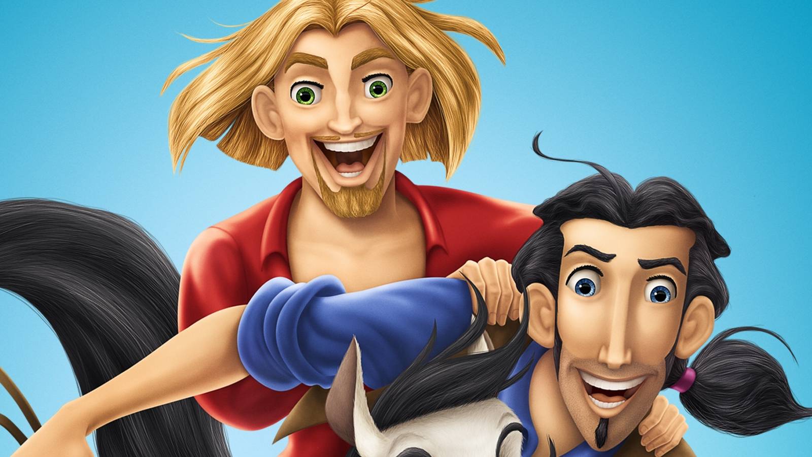 Miguel and Tulio on their horse