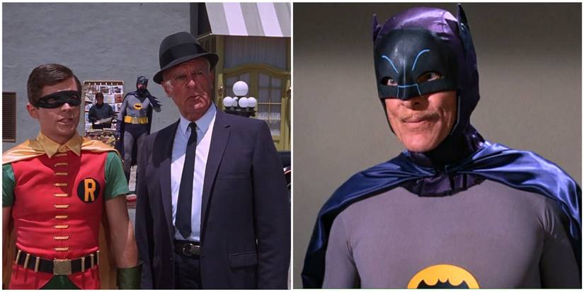 Robin, Alfred, and Gordon in the 1966 Batman series