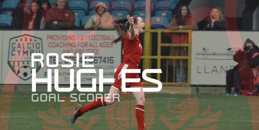Rosie Hughes scoring goalscorer feature in Welcome to Wrexham