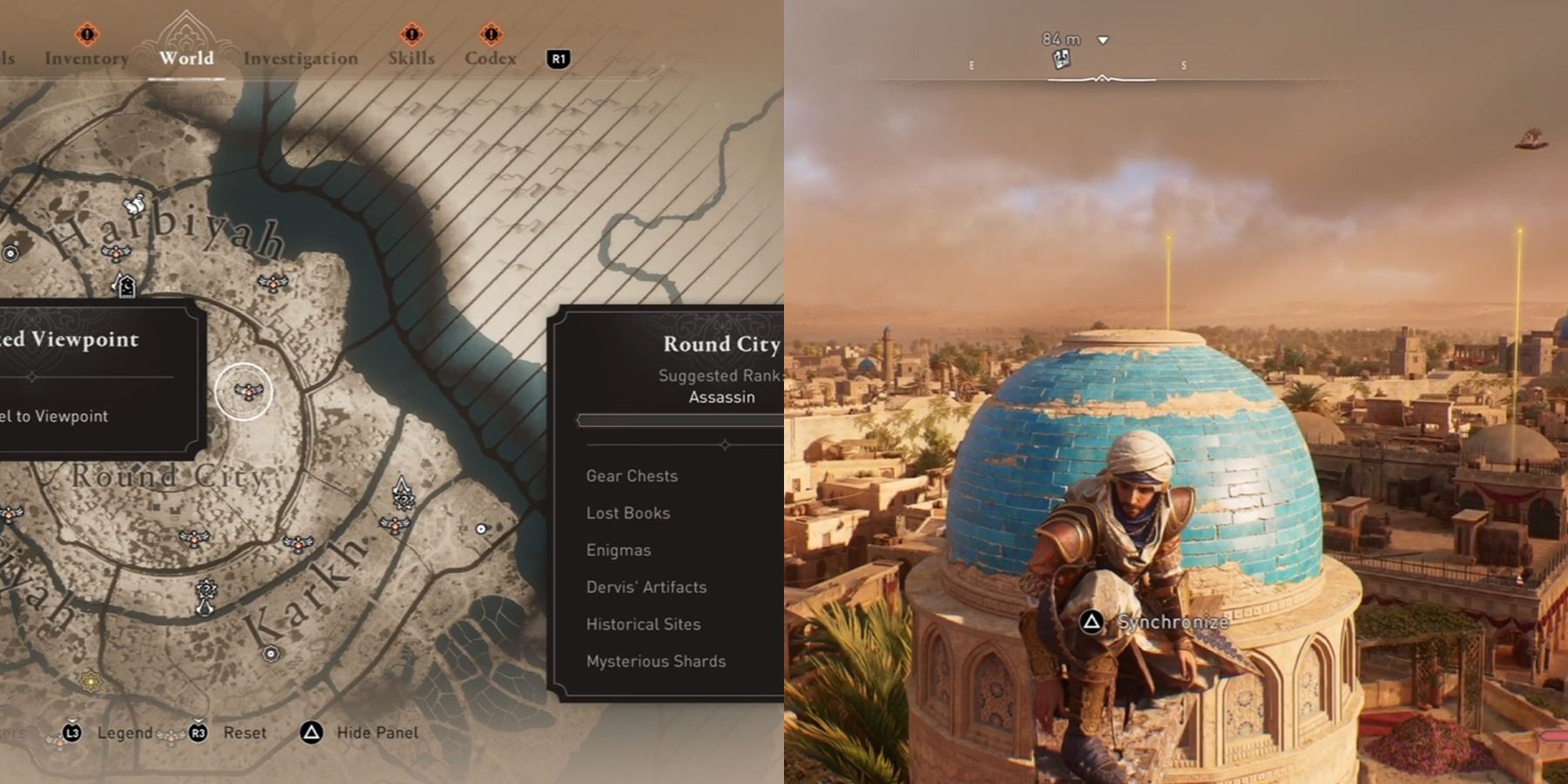 round city eastern viewpoint assassin creed mirage