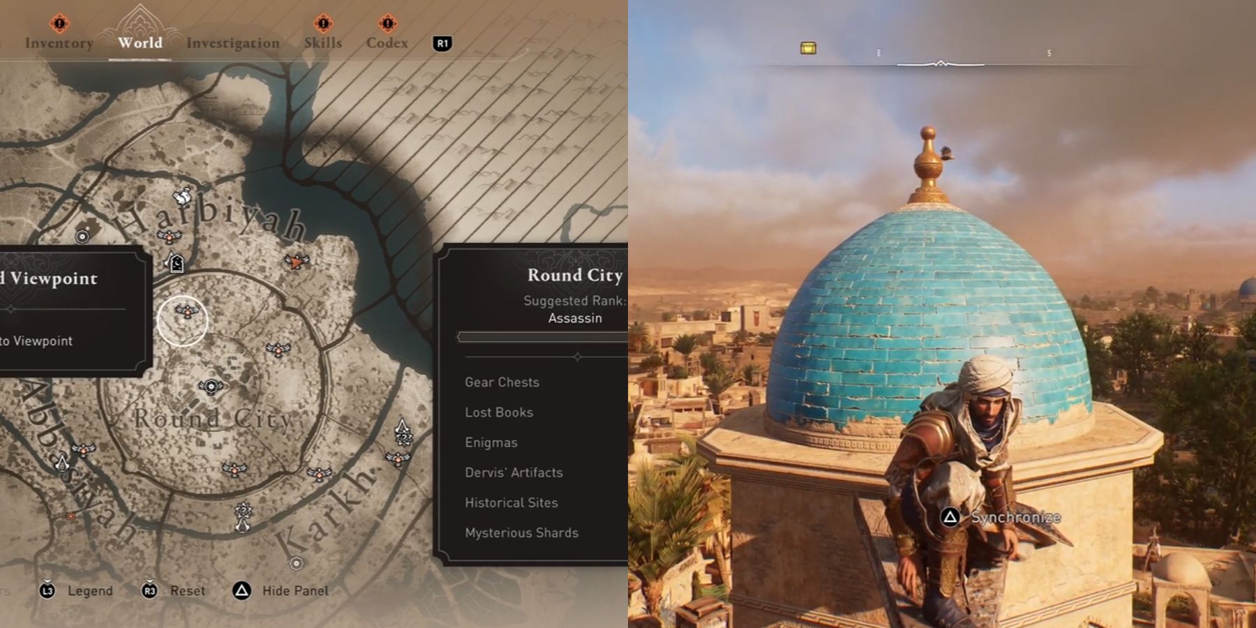 round city northern viewpoint assassin creed mirage