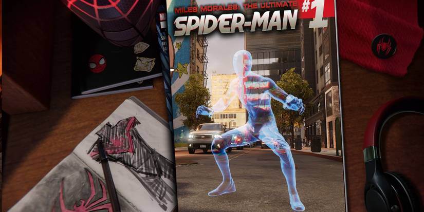 Invisible Miles on a comic book cover