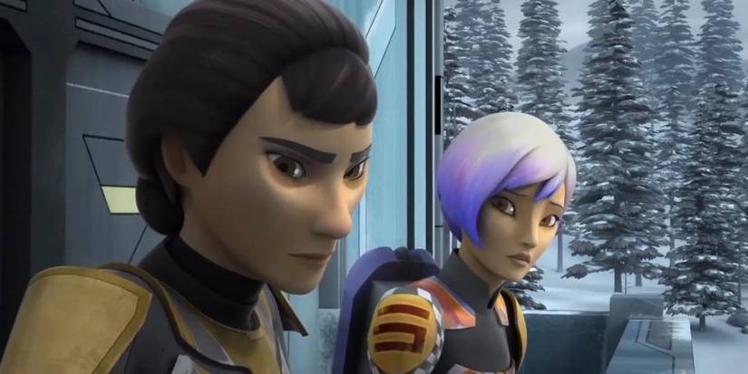 Sabine and her mother in Star Wars Rebels