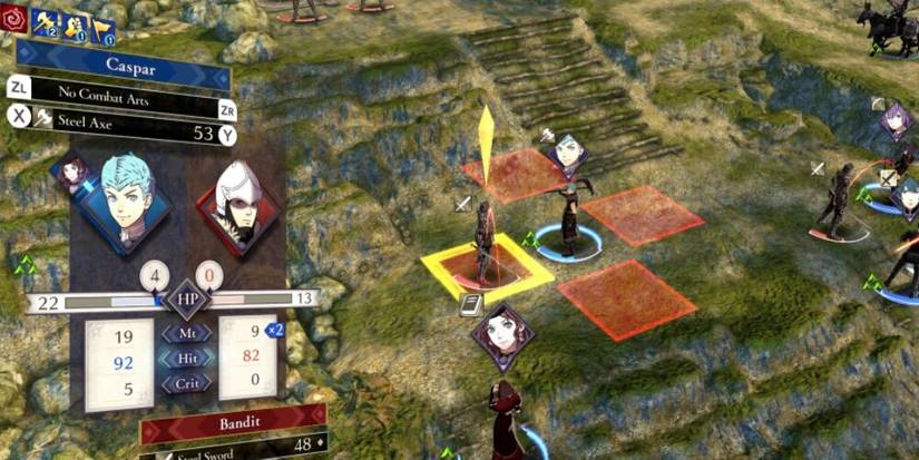 Caspar Attacking An Enemy