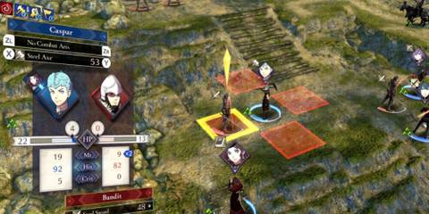 Caspar Attacking An Enemy