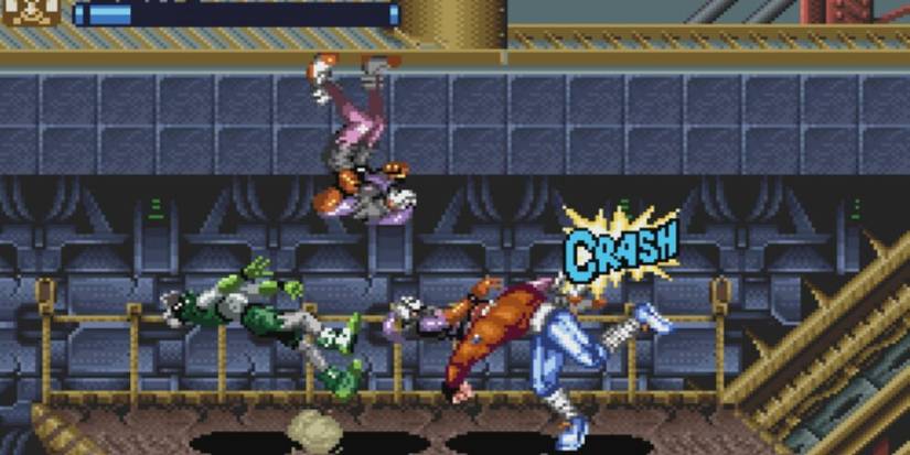 Player Beating Up Two Boss Enemies in Brawl Brothers