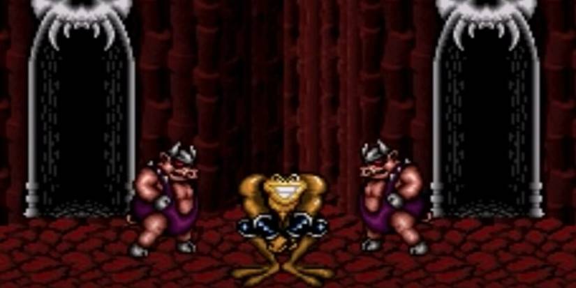 Pimple Surrounded By Two Pig Enemies