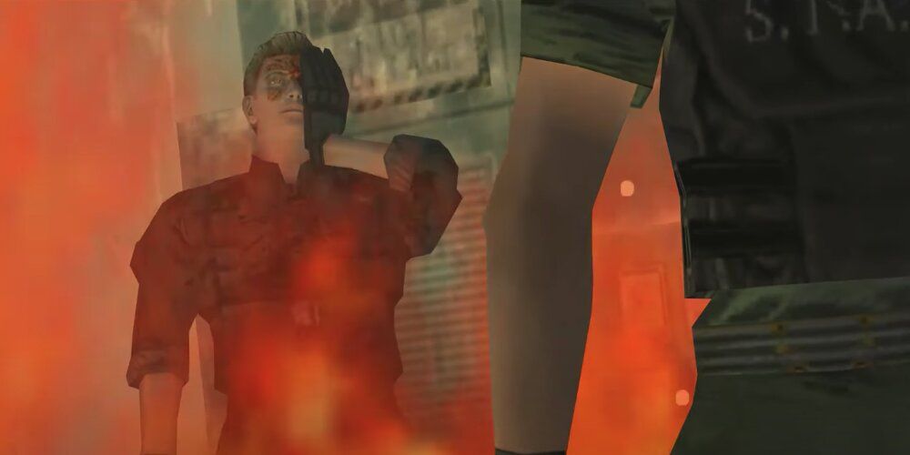 Wesker And Chris Facing Off