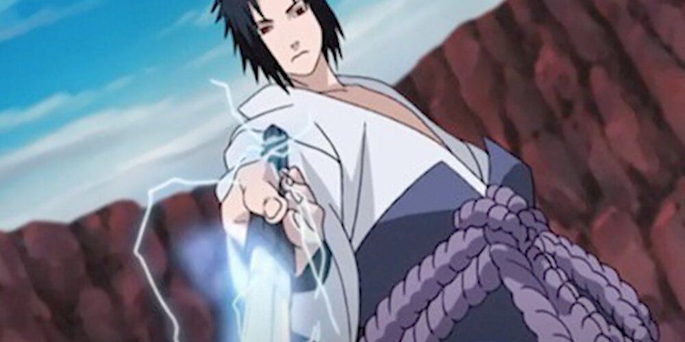 Sasuke Aiming His Sword