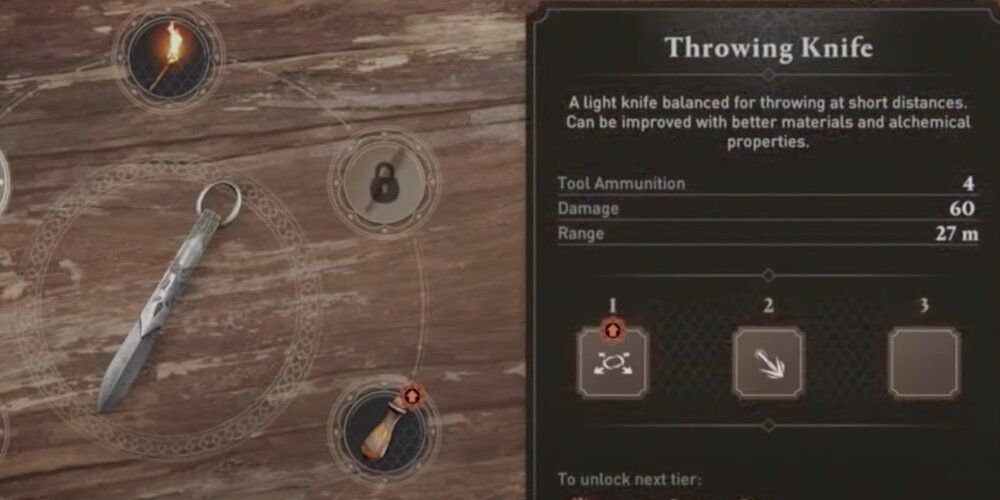 Throwing Knife Description In Assassin's Creed Mirage