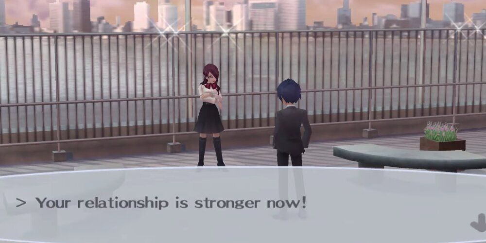 Protagonist Romancing Mitsuru Persona 3