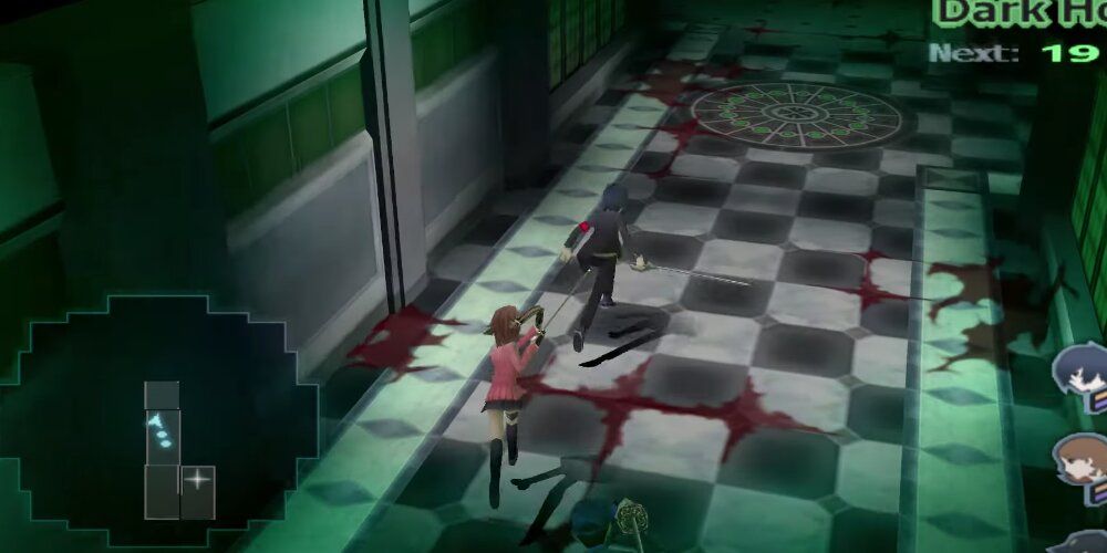 Party Running Through Tartarus Corridor Persona 3