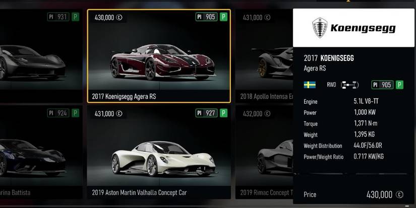 2017 Koenigsegg Agera RS