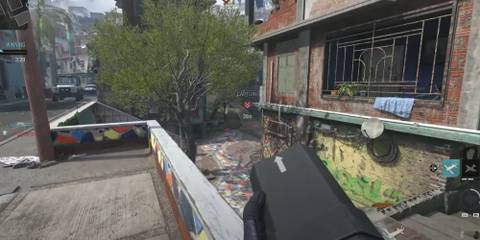 Player Firing A Mosquito Drone