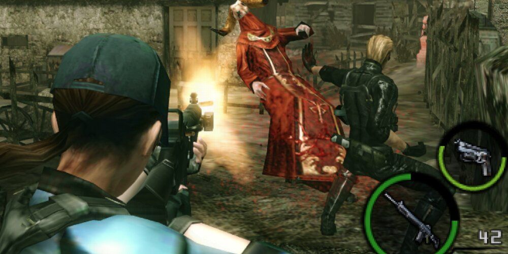 Jill And Wesker Attacking A Zealot