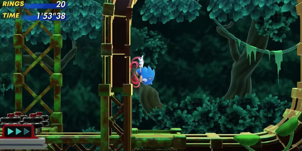 Sonic Racing Around A Jungle