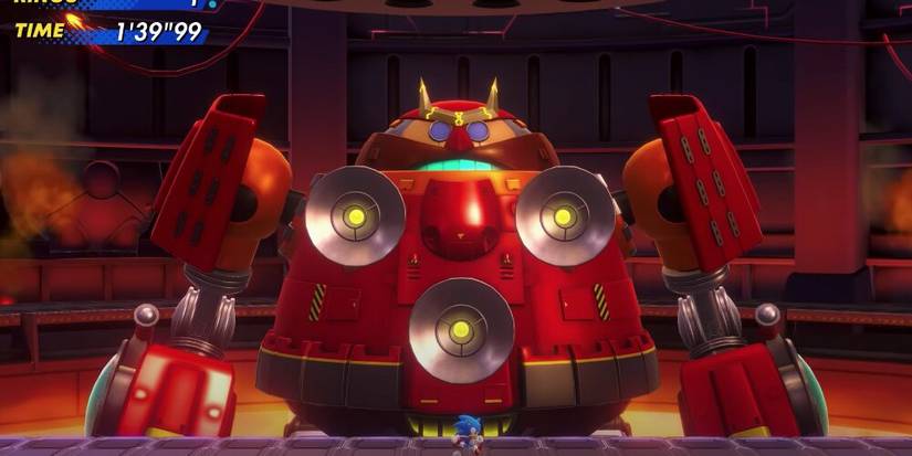 Sonic Beneath A Gigantic Death Egg