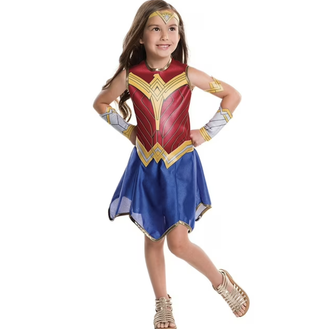 Child in a Wonder Woman costume