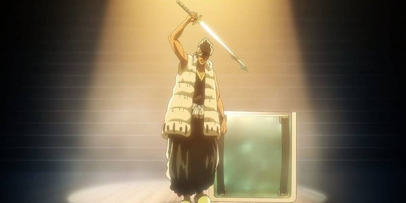 Nimaiya Wielding His Sword