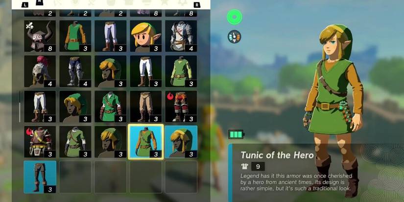 Link Wearing Hero Armor
