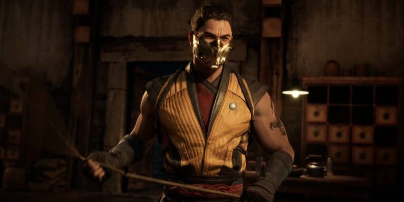 Scorpion In The New timeline in Mortal Kombat 1