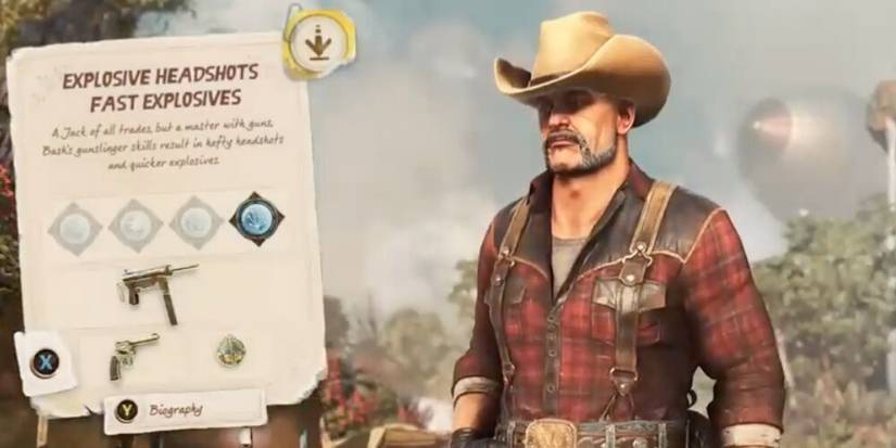 Patrick Equipement in Strange Brigade