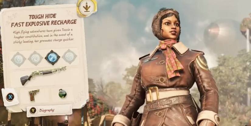 Tessie caldwell Equipment in Strange Brigade