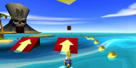 Coco Riding A Jet Ski Up A Ramp