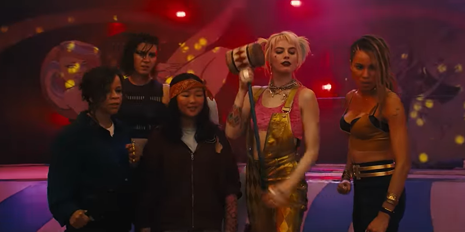 An Image of Harley Quinn and her partners