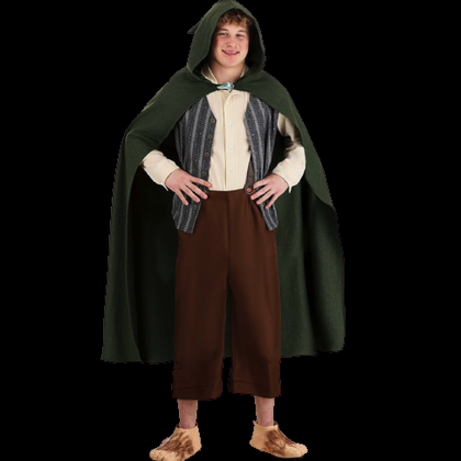 A person dressed in a Samwise costume