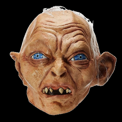 A Gollum mask