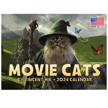 Movie Cats 2024 Calendar