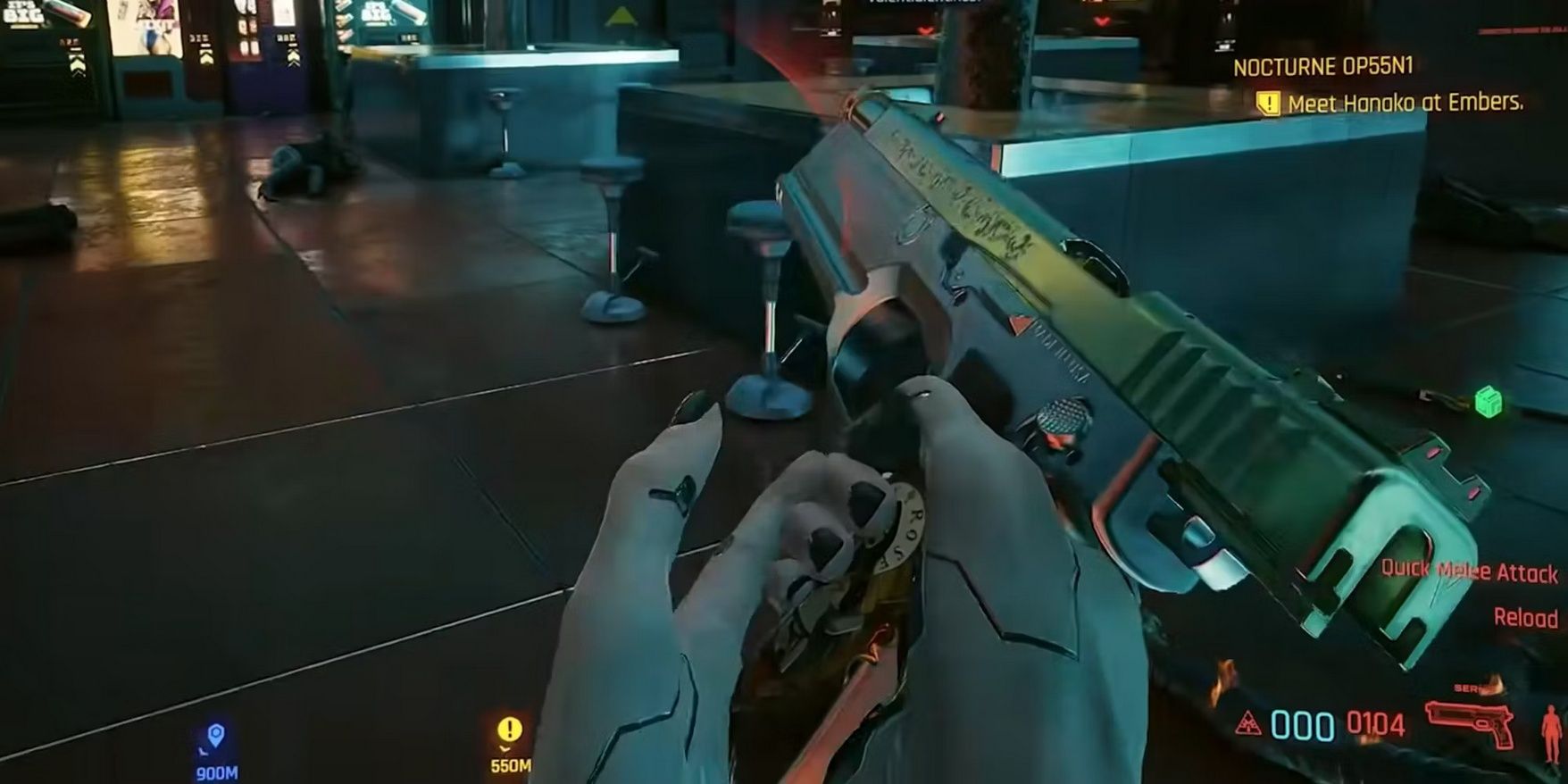 Seraph pistol in Cyberpunk 2077