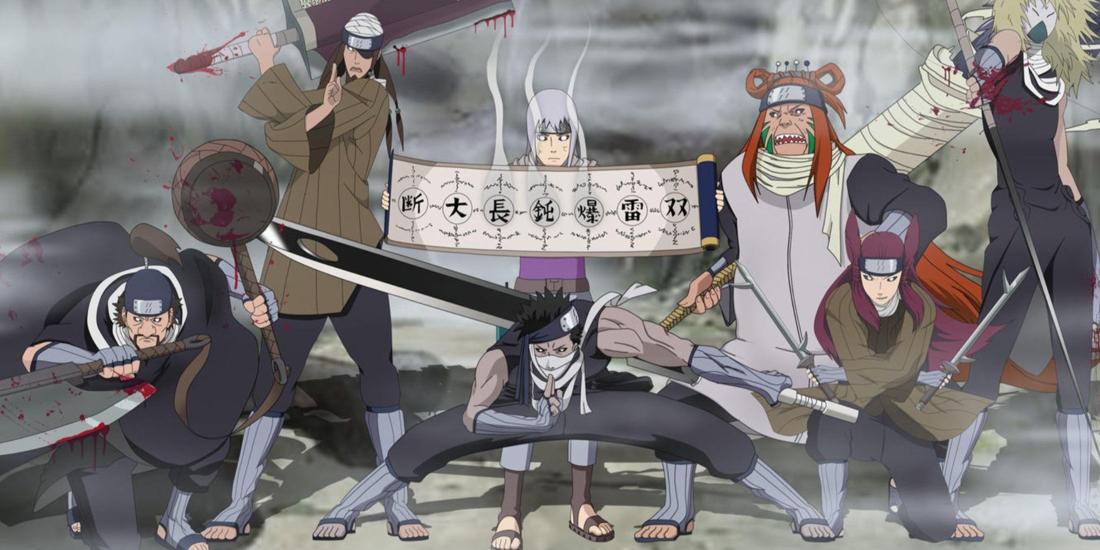 Seven Ninja Swordsmen Of The Mist Naruto - Featured-1