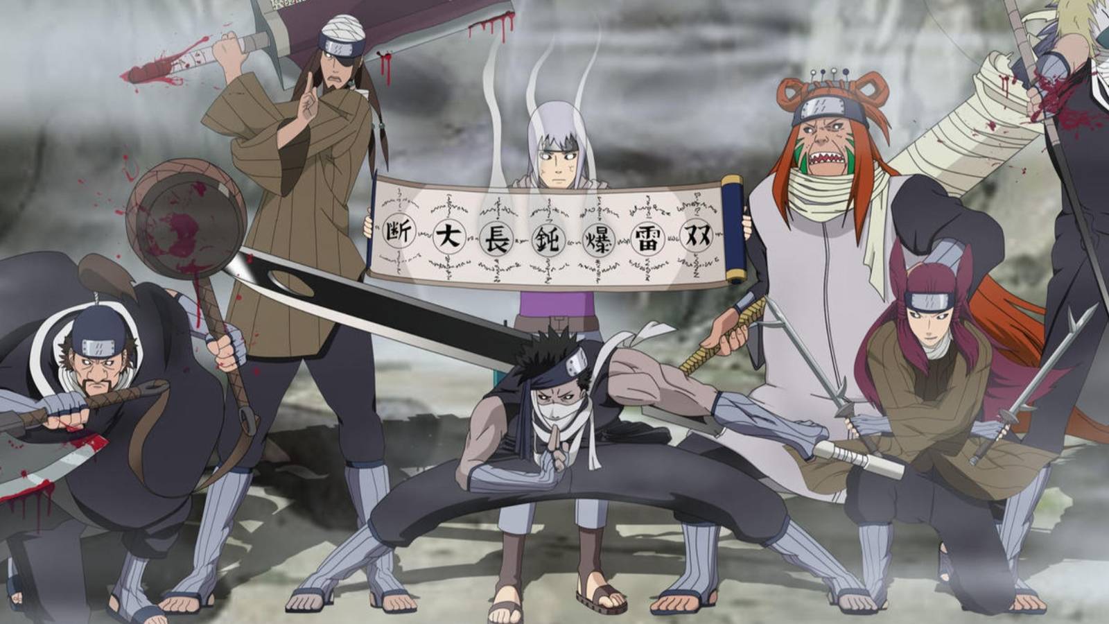 Seven Ninja Swordsmen Of The Mist Naruto - Featured-1