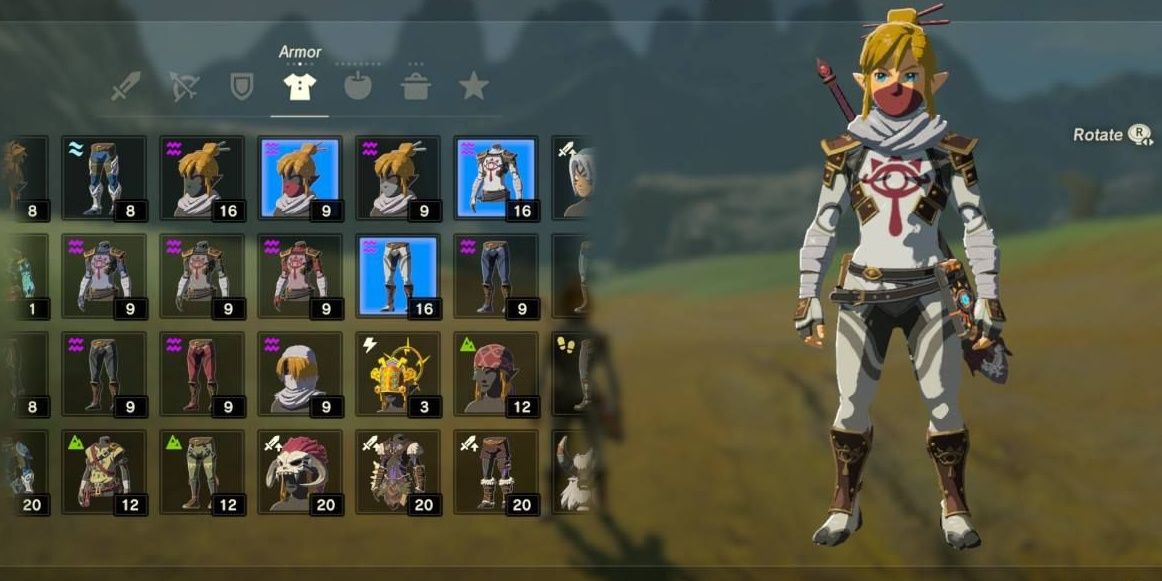 Sheikah Armor Zelda BOTW