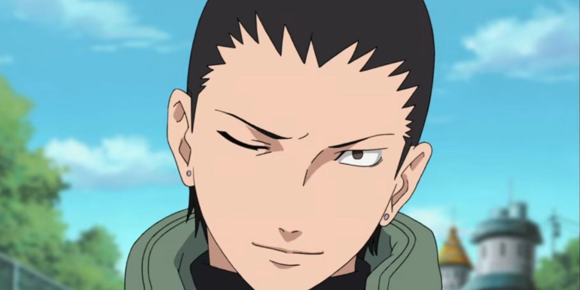 shikamaru closes one eye