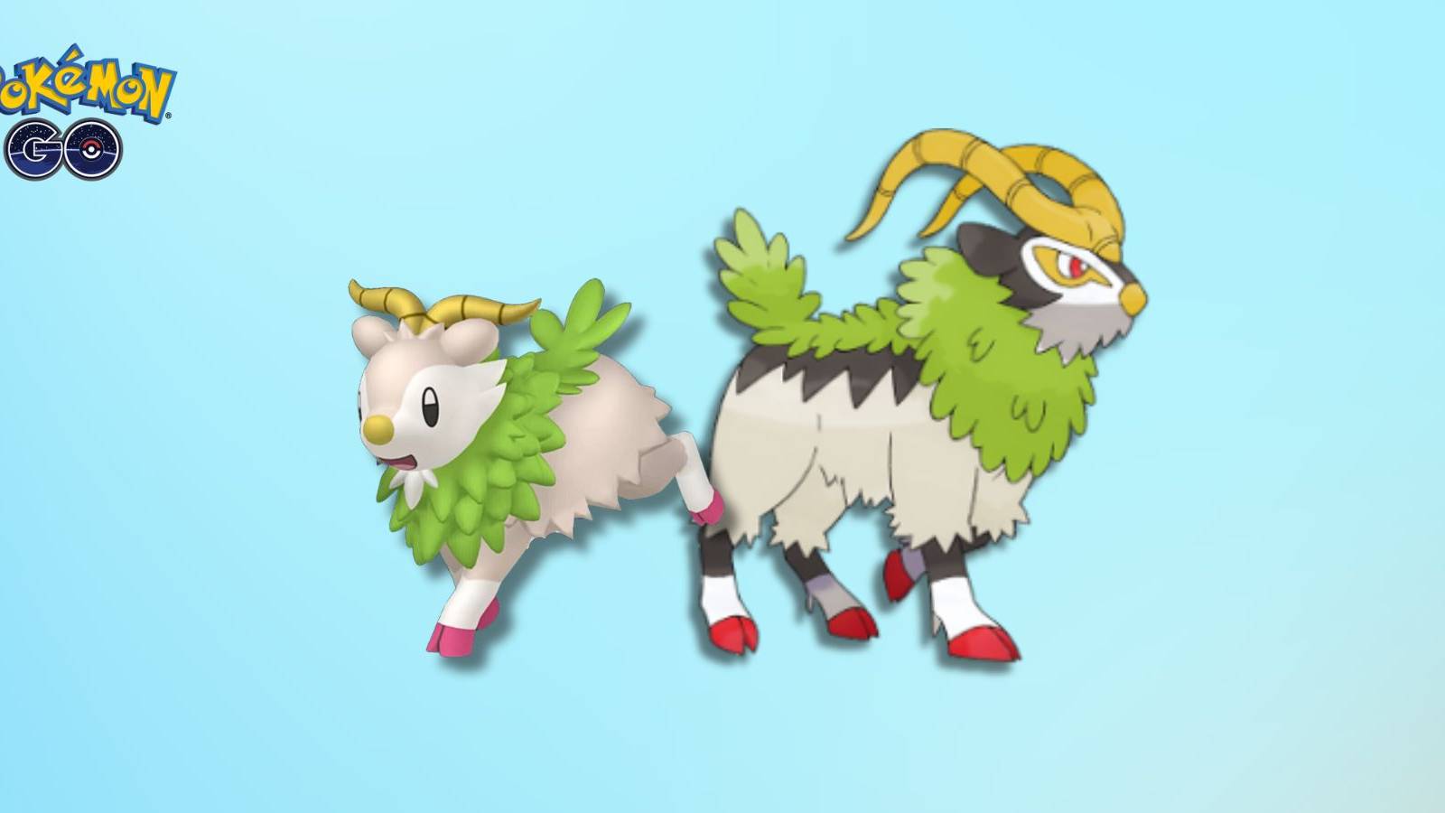 Shiny Skiddo And Shiny Gogoat in Pokemon GO-1