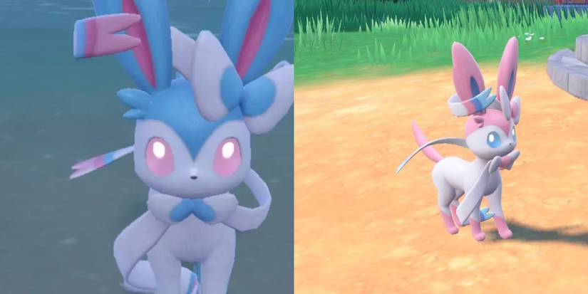 shiny sylveon pokemon scarlet violet