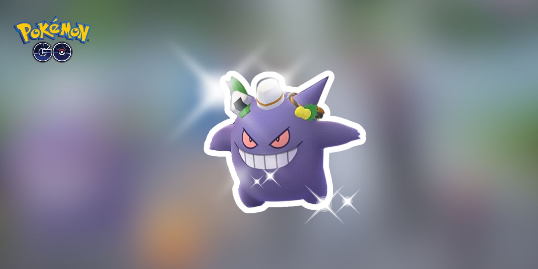 Shiny Trick or Treat Gengar In Pokemon GO