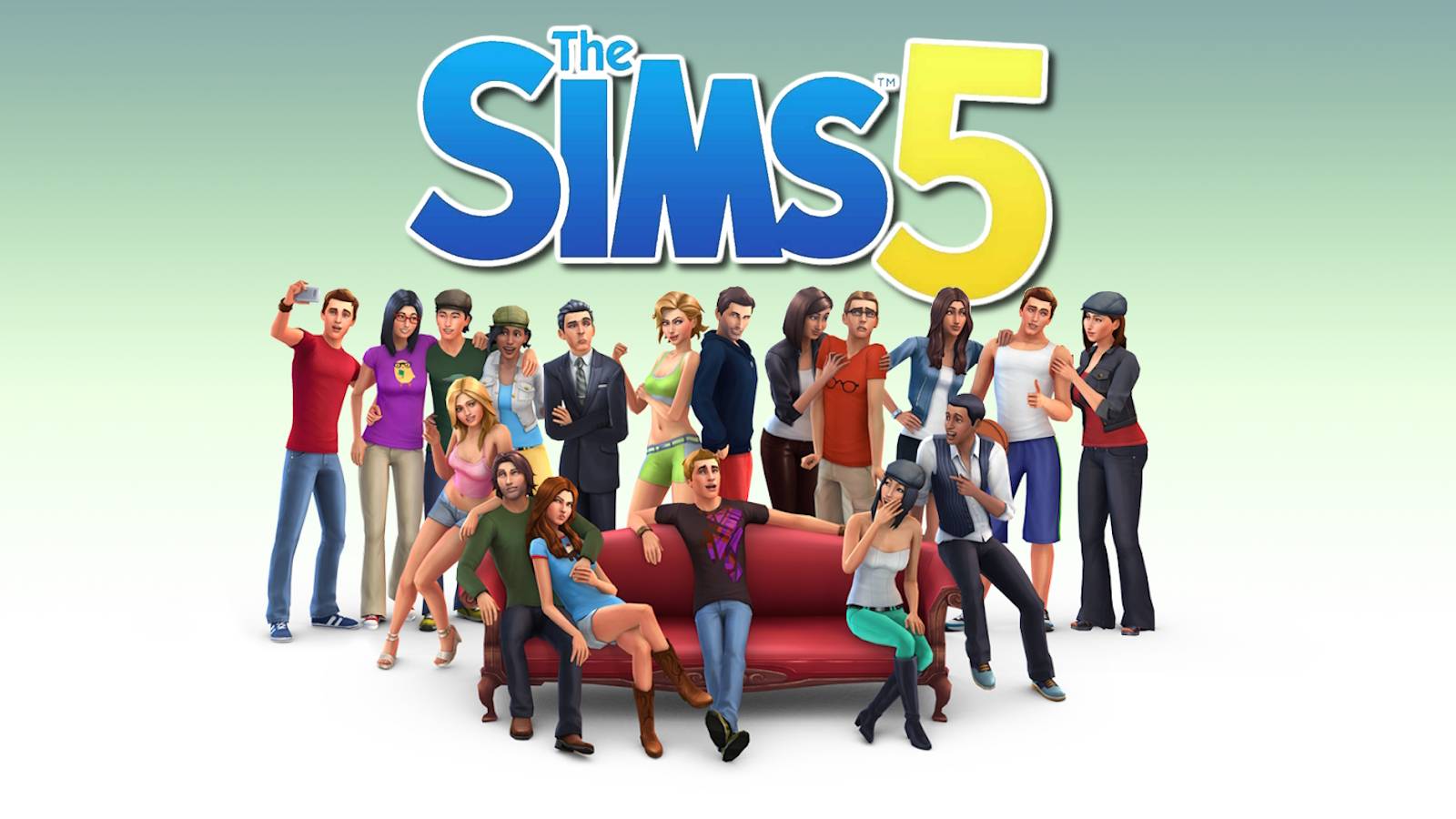 Sims undernearth The Sims 5 logo